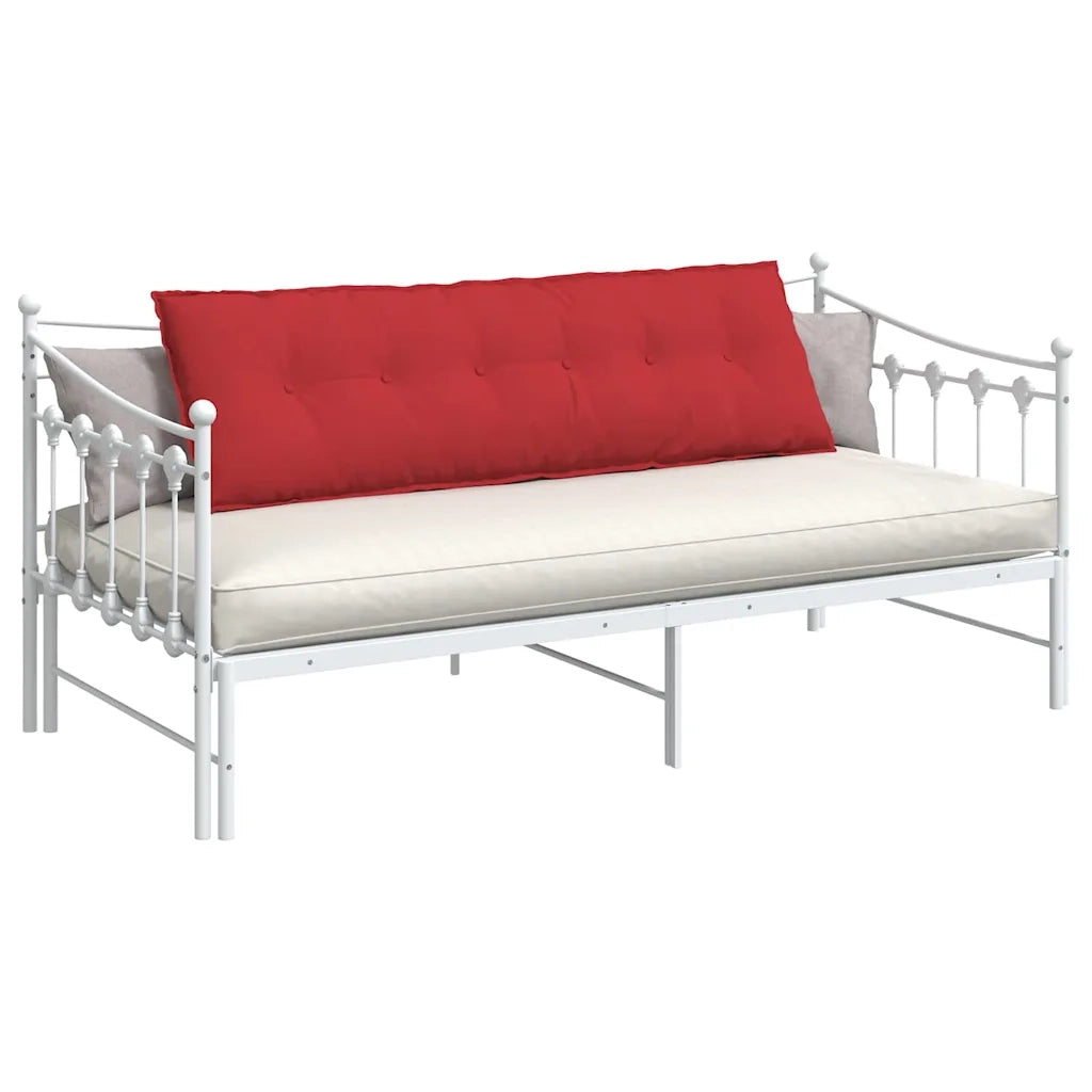 Cuscino per Schiena | Cuscino dorsale Rosso 160 x 19 x 50 cm Tessuto