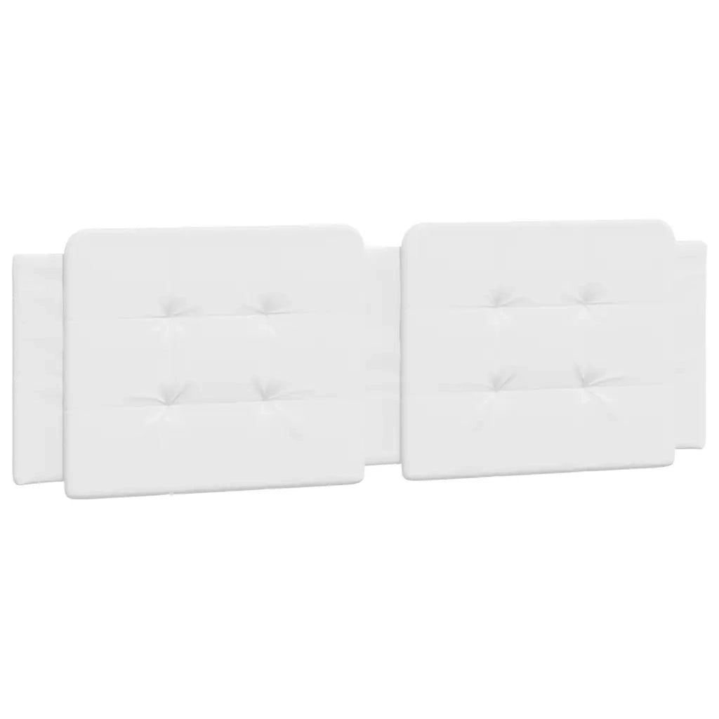 Cuscino Testiera Zadar Bianco 160 cm in Similpelle 374867
