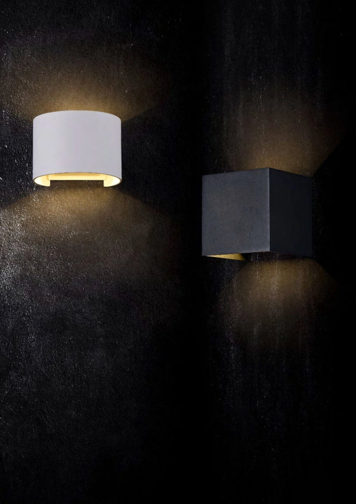 Applique esterno LED Maytoni Fulton nero IP54 3000K