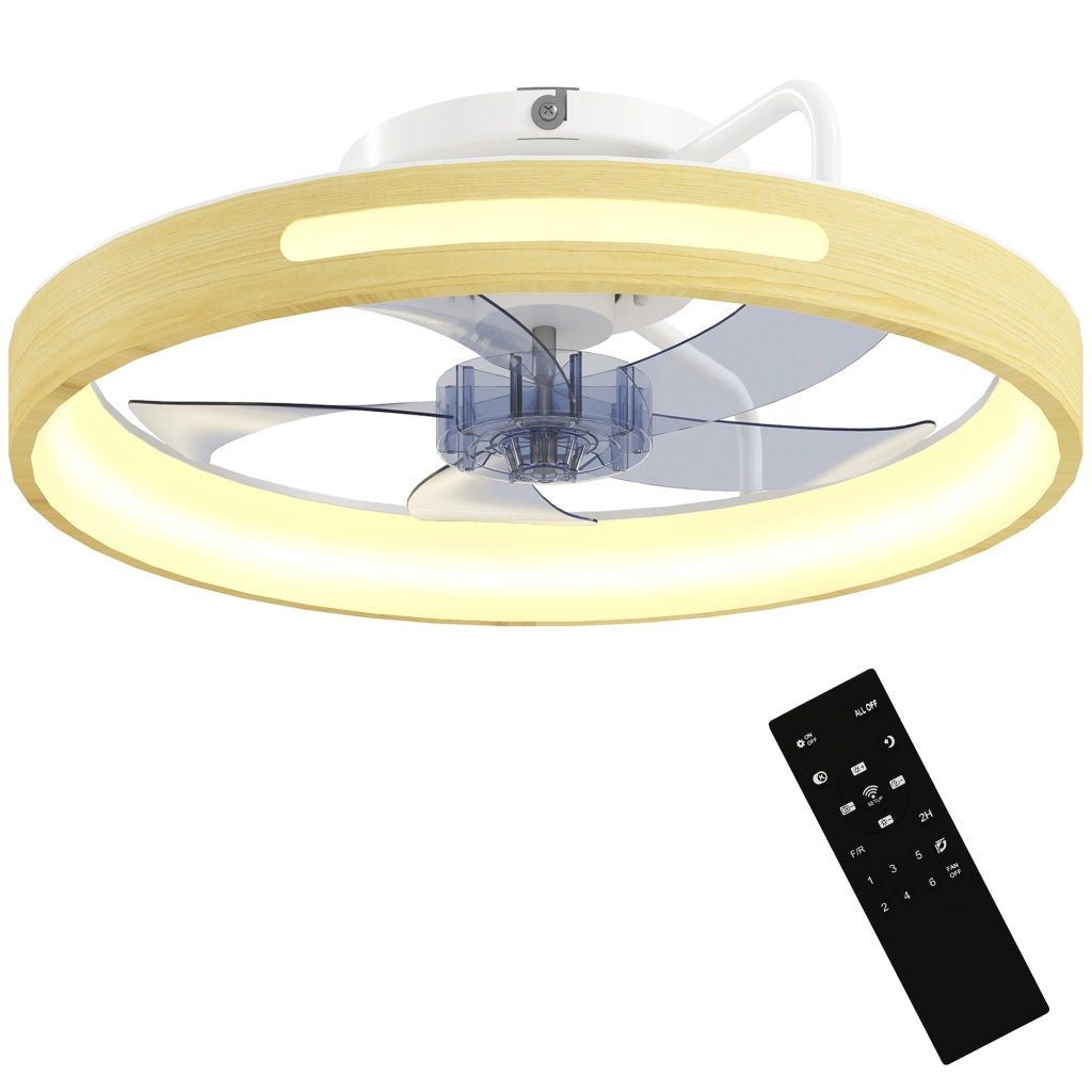 Ventilatore da Soffitto con Luce LED ¨C Minimal ¨C 40W DC Bianco