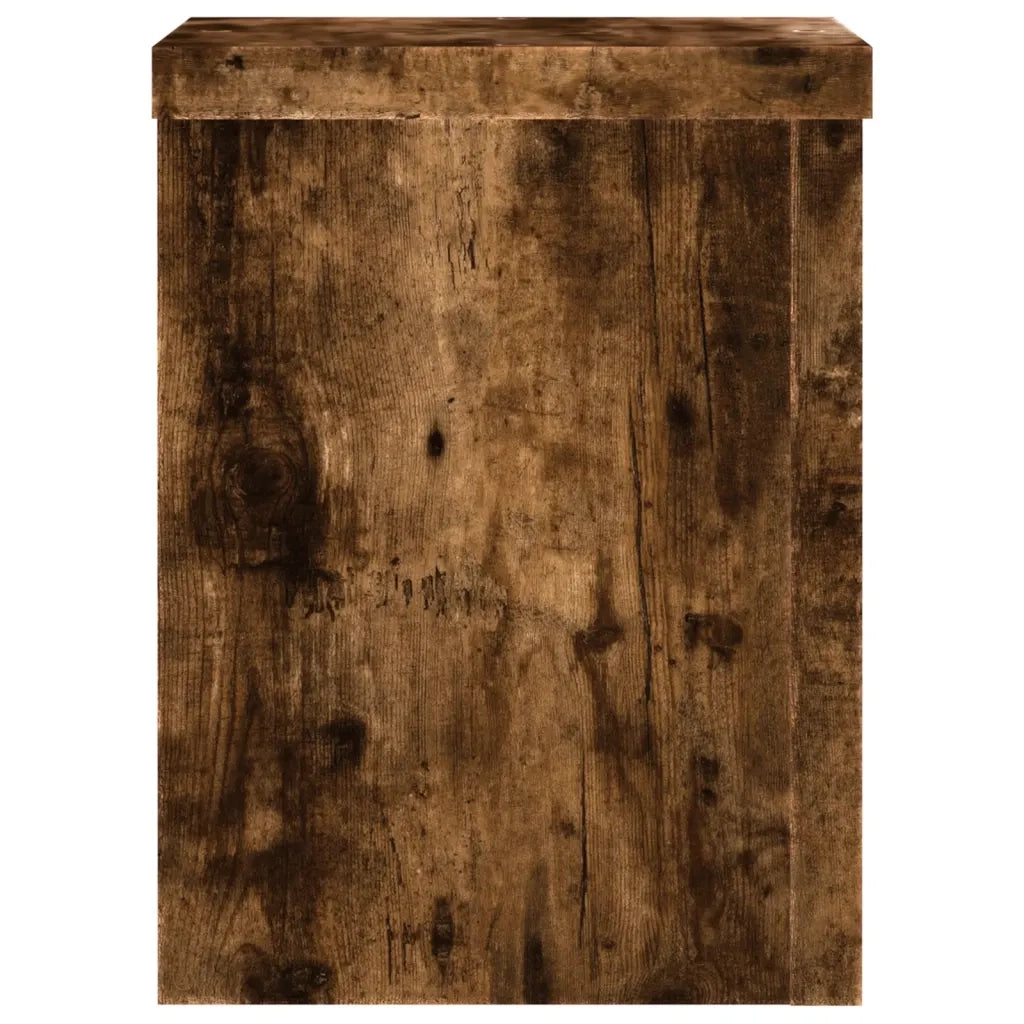 Supporti per piante | Sostegno per piante 2 pz Rovere 15x15x20 cm Legno Multistrato