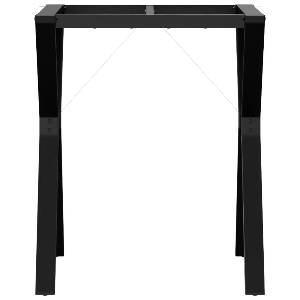 Telaio Gambe a Y per Tavolo da Pranzo 60x60x73 cm in Acciaio 357931