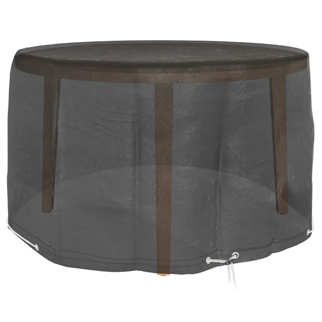 Copertura Mobili da Giardino con 6 Occhielli Ø125x75 cm Rotonda 319288