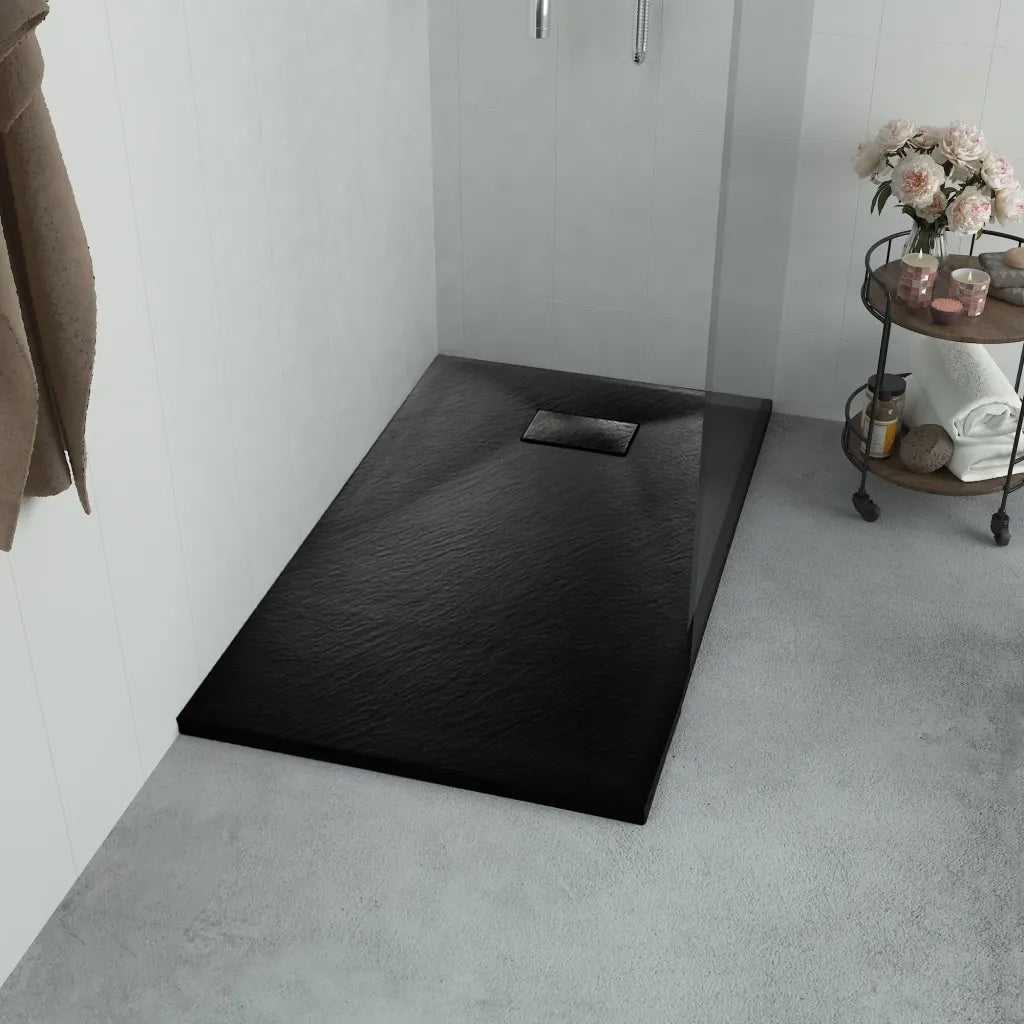 Piatto Doccia in SMC Nero 90x70 cm CFW5598369