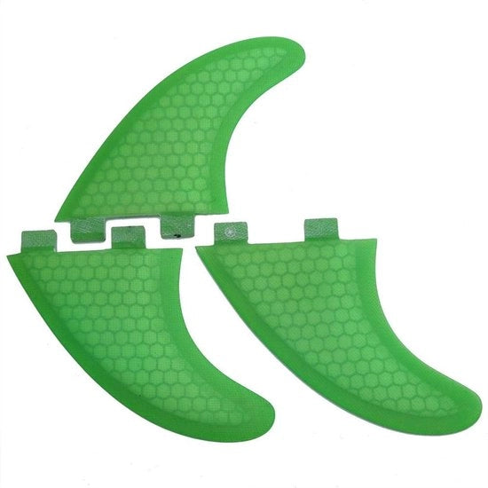 Imbarcazione da Surf - Set a Tre - FCS G5 - Fibra di Vetro - Thruster - Imbarcazione da Surf - Set a Tre - Adatto per tavole da surf - Finestra da Surf