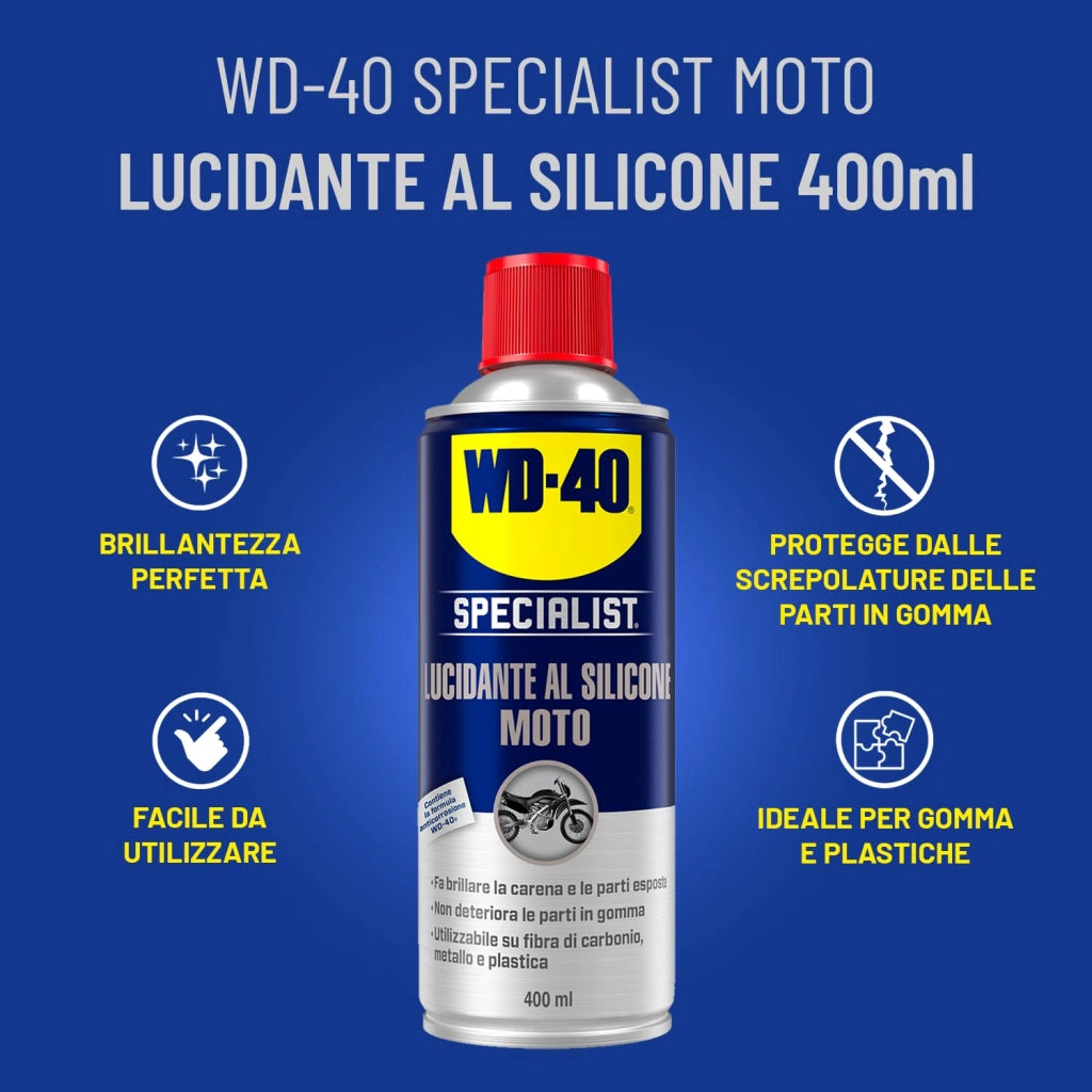 Lucidante Spray per Moto Wd 40 400 ml