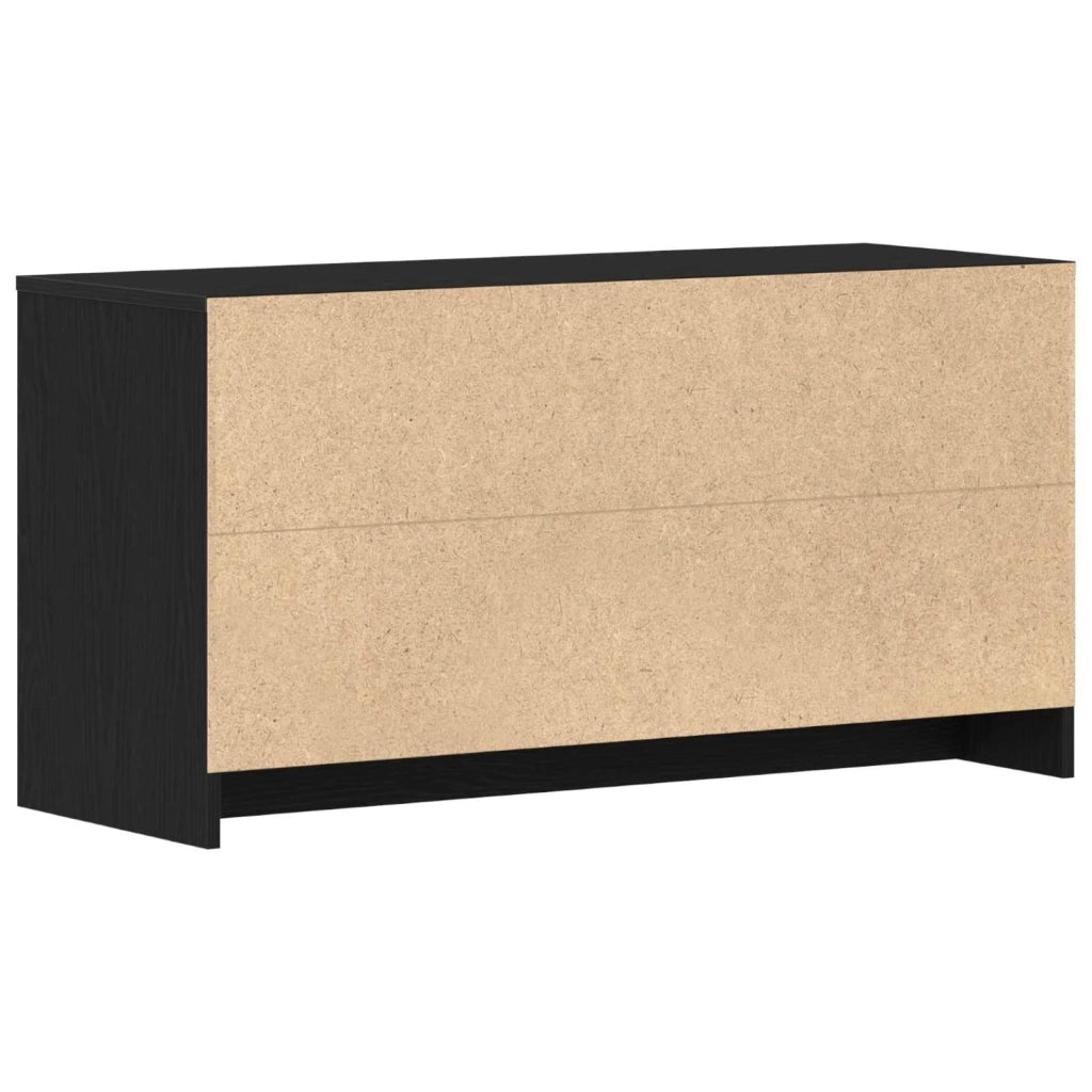 Mobile TV Rovere Nero 102 x 37,5 x 52,5 cm Legno multistrato 862707