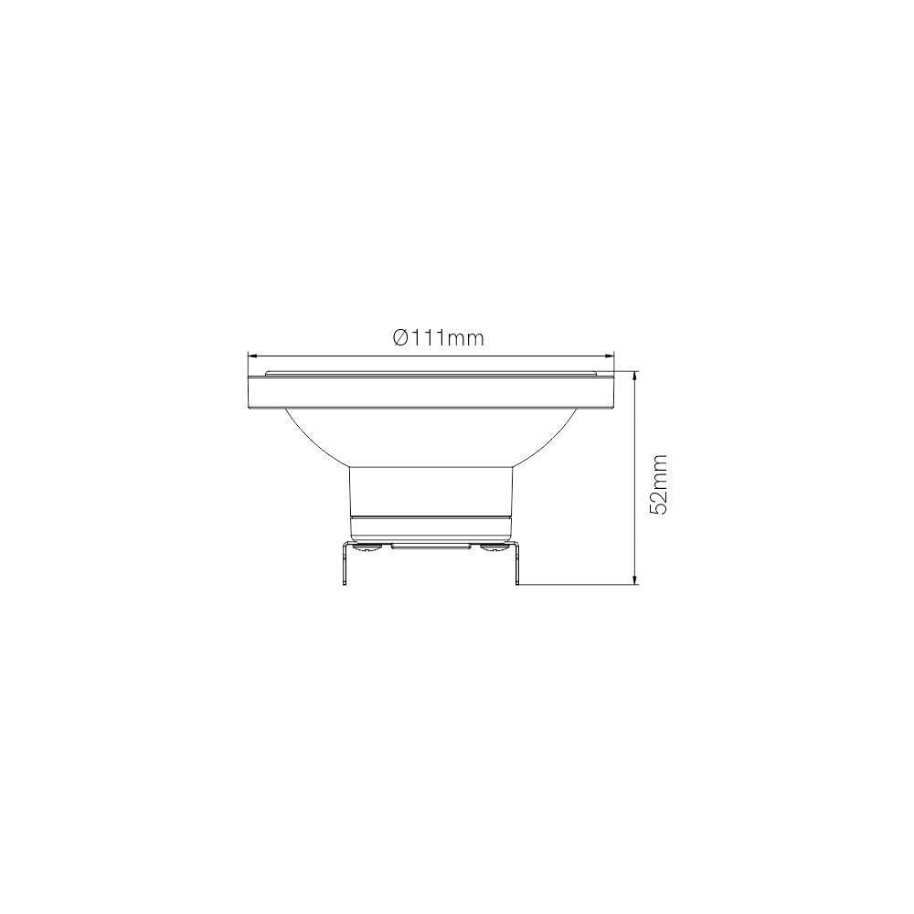 Lampadina a led LYNK AR111 13W 45 12V AC/DC 4000K