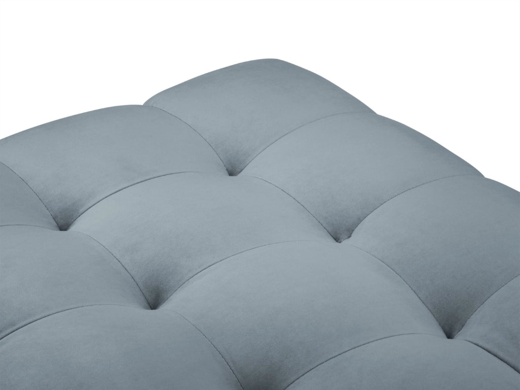 Cosmopolitan Design - Panca "Bali" 2 posti in velluto azzurro 