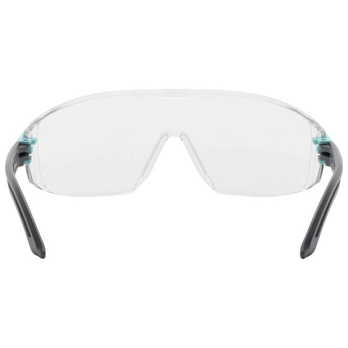 Uvex 9143295 i-lite Planet Occhiali di Sicurezza Policarbonato Antigraffio Antiappannante Protezione UV400 colore Antracite Turchese