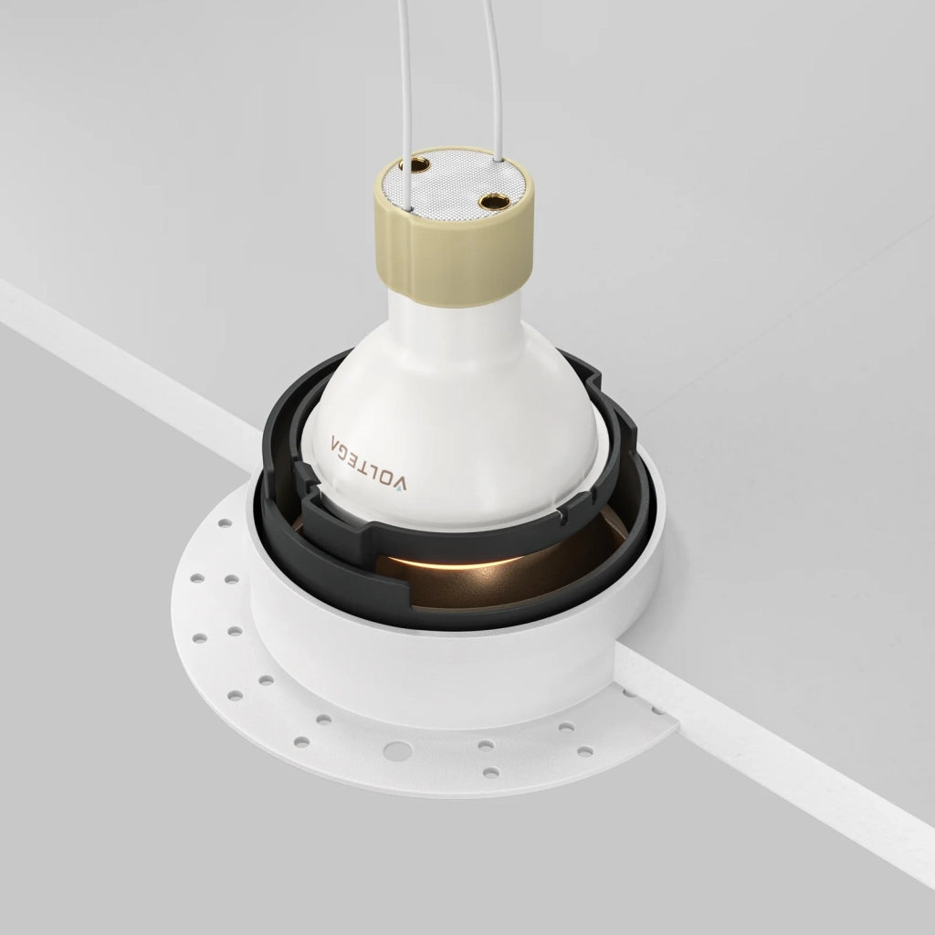 Maytoni lampada da incasso Share 1 luce GU10 bianco metallo alluminio