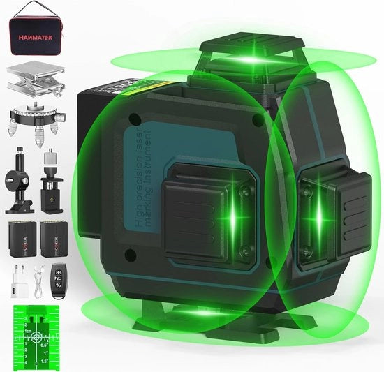 Livellatore Laser 4D con 3 Modelli e Batterie Ricaricabili