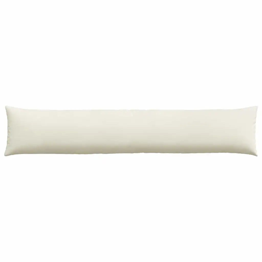Cuscini da Divano 2 pz-Set di 2 Cuscini per Sofa Crema 200 x 40 cm Tessuto in Cords 358793