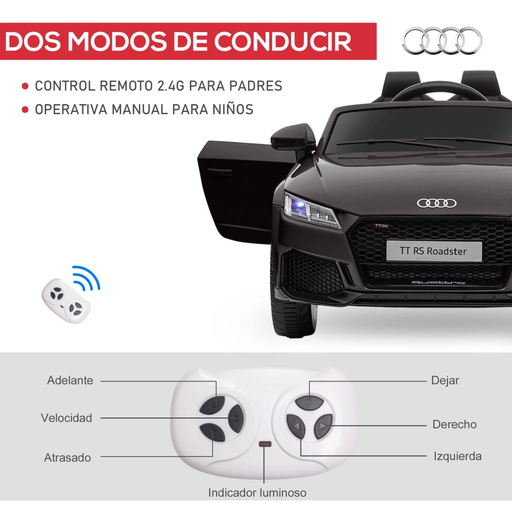 Auto Elettrica per Bambini Audi TT ¨C Minimal ¨C 102x60x44 cm