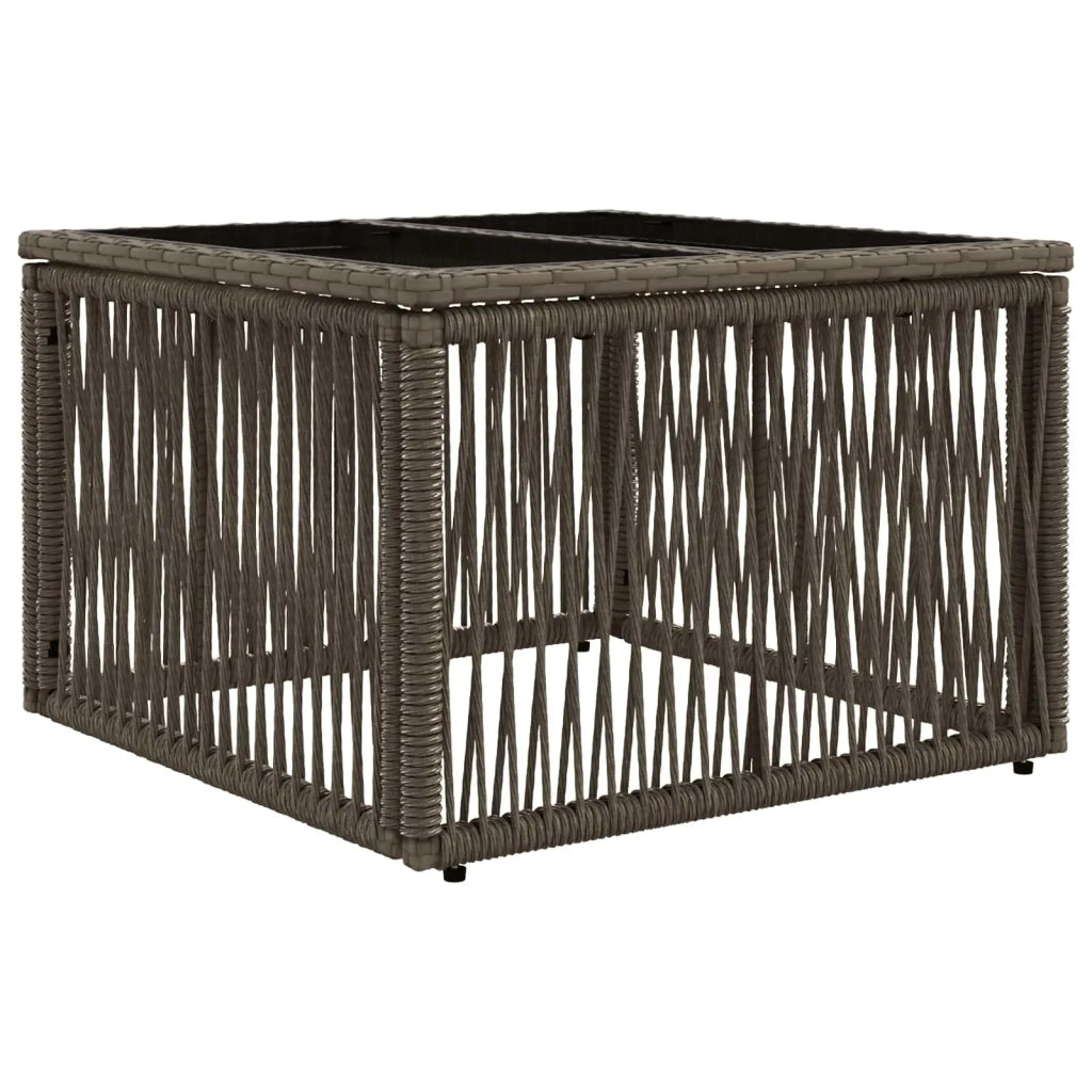 Set Divano da Giardino 9 pcs Grigio polyrattan 3434807