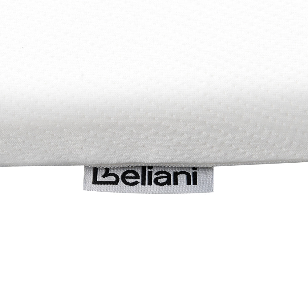 Coprimaterasso in schiuma bianco 120 x 200 cm comfort morbidezza