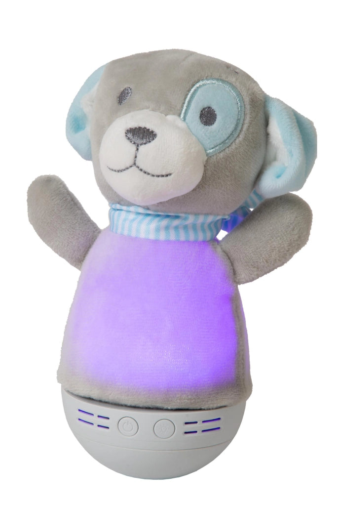Lampada notturna bambini DOLLY cane grigio LED Lucide