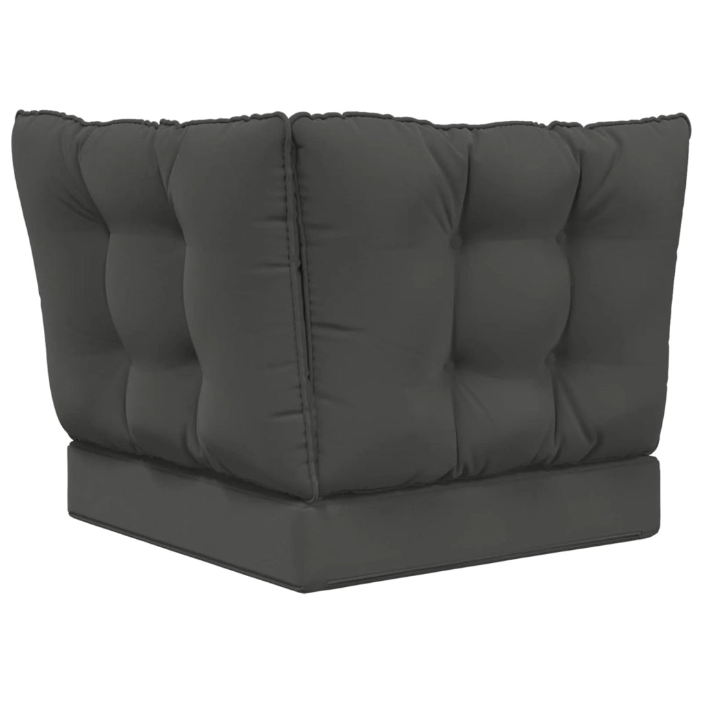 Cuscino per divano da esterno 3 pcs Antracite Poliestere 900795