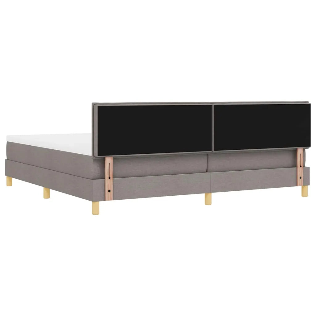 Letto a Sorgente LED con cuscino Talpa 200 x 200 cm Tessuto 3342468