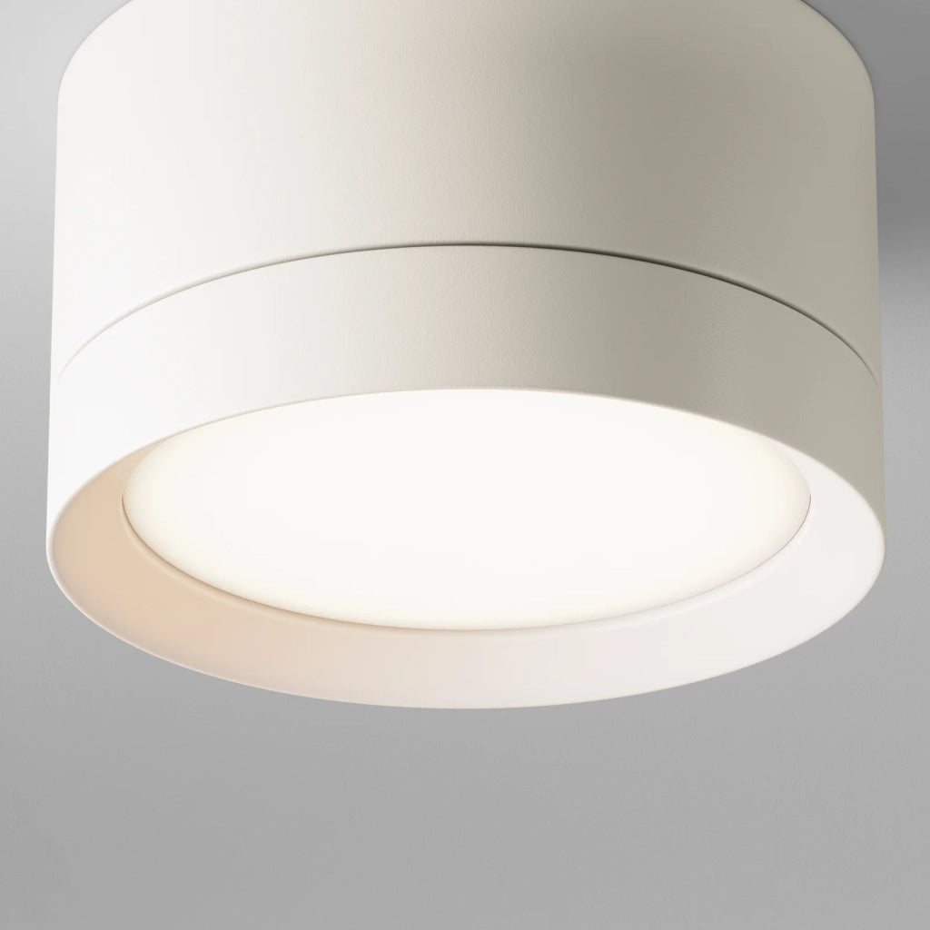 Maytoni Lampada da soffitto Hoop 1 luce GX53 dimmerabile bianco metallo