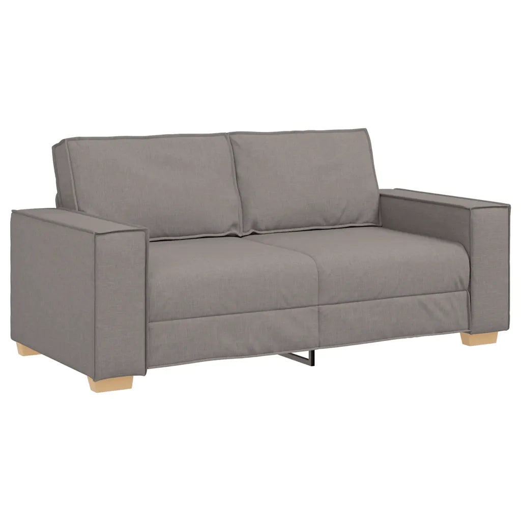 Divano a 2 Posti-Sofa 2 Posti tortora 140 cm in tessuto 155557