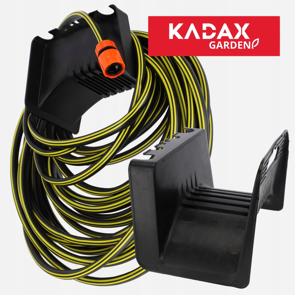 Supporto da parete KADAX per avvolgitubo da giardino, grande e robusto.