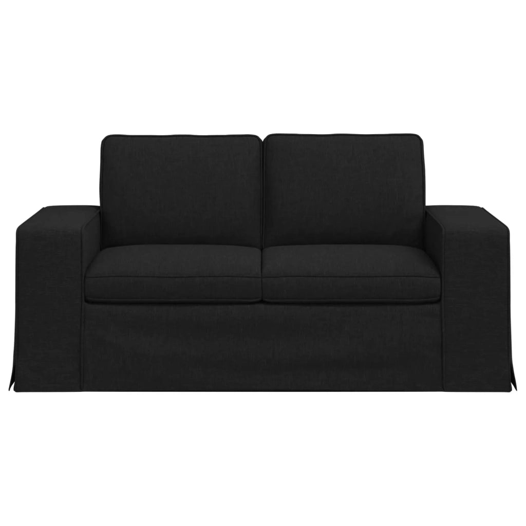Divano Nero 162 x 80 x 82 cm Tessuto