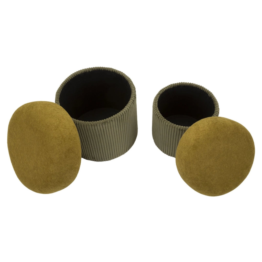 Pouf VKH723, Verde, MDF, 44x42x42 cm