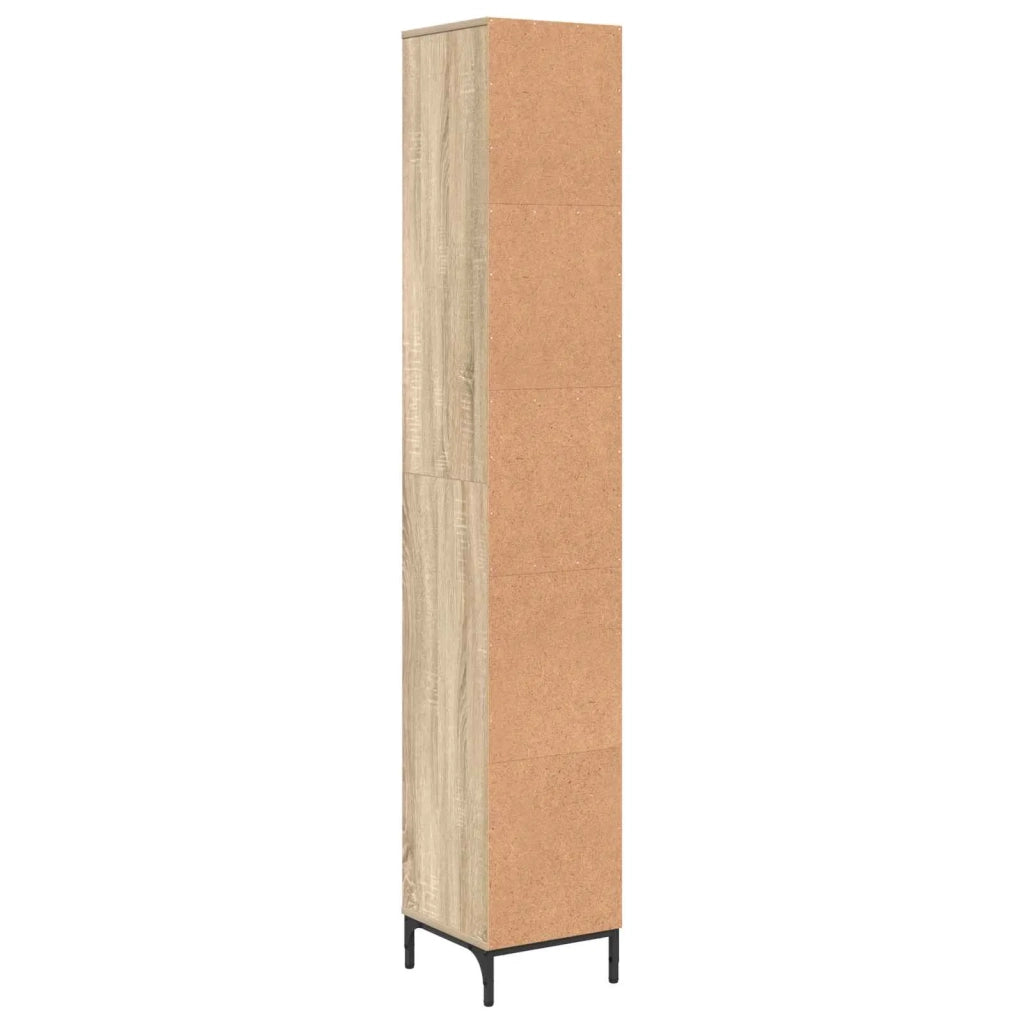 Mobile da Bagno con cassetto Rovere Sonoma 31,5 x 33 x 190 cm 883406