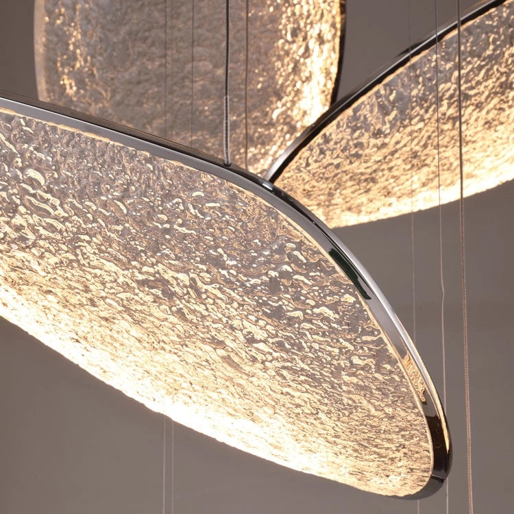 Lampadario Empire cromato acrilico LED 121W Maxlight