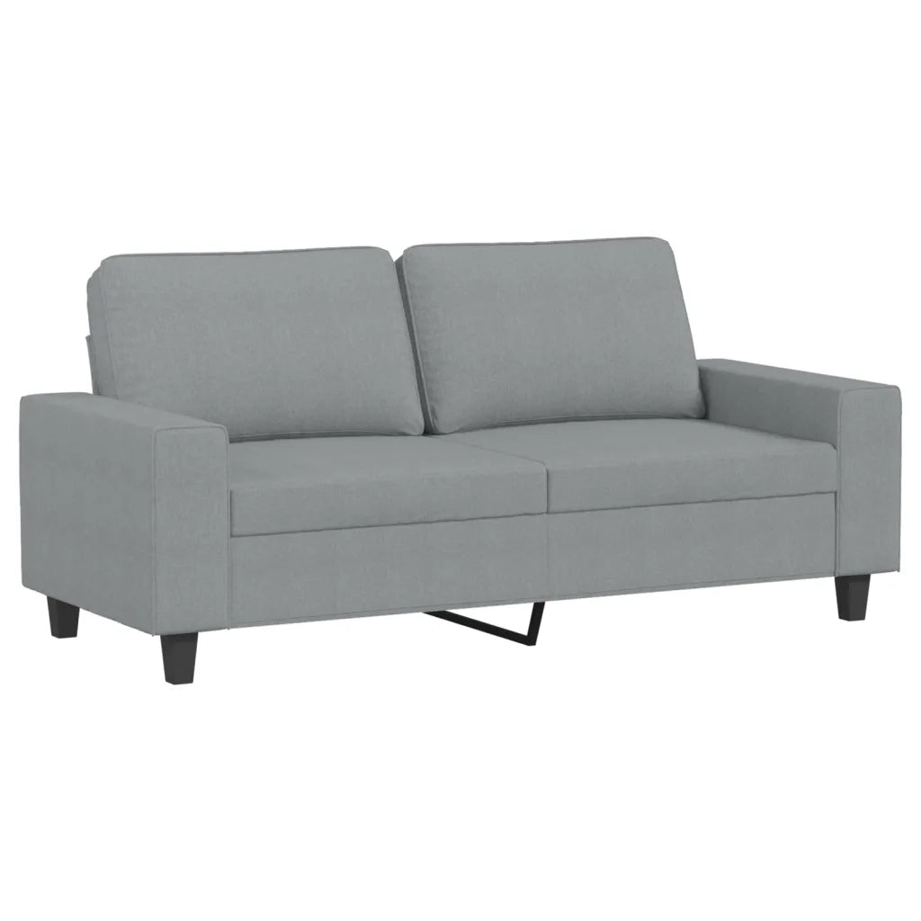 Divano a 2 Posti-Sofa 2 Posti Grigio Chiaro 140 cm in Tessuto 695640
