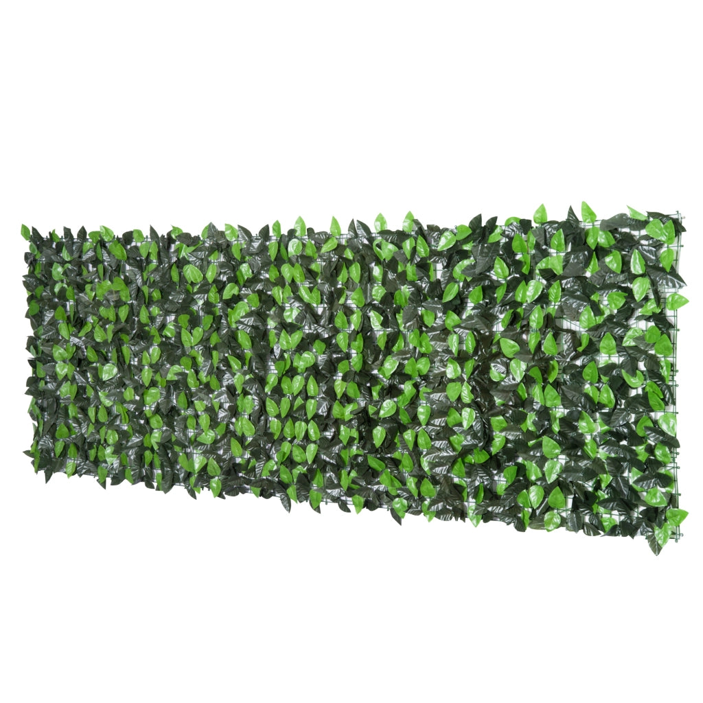 Schermo Privacy Artificiale 3x1 m ¨C Zephmum ¨C Verde PE per Balcone Giardino
