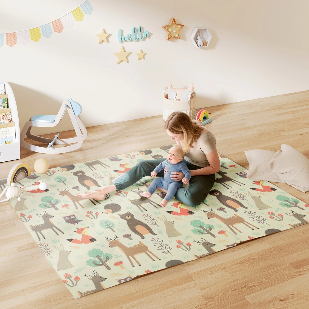 Tappeto gioco bambini ¨C zephmum ¨C 196x176x1.5 cm multicolore