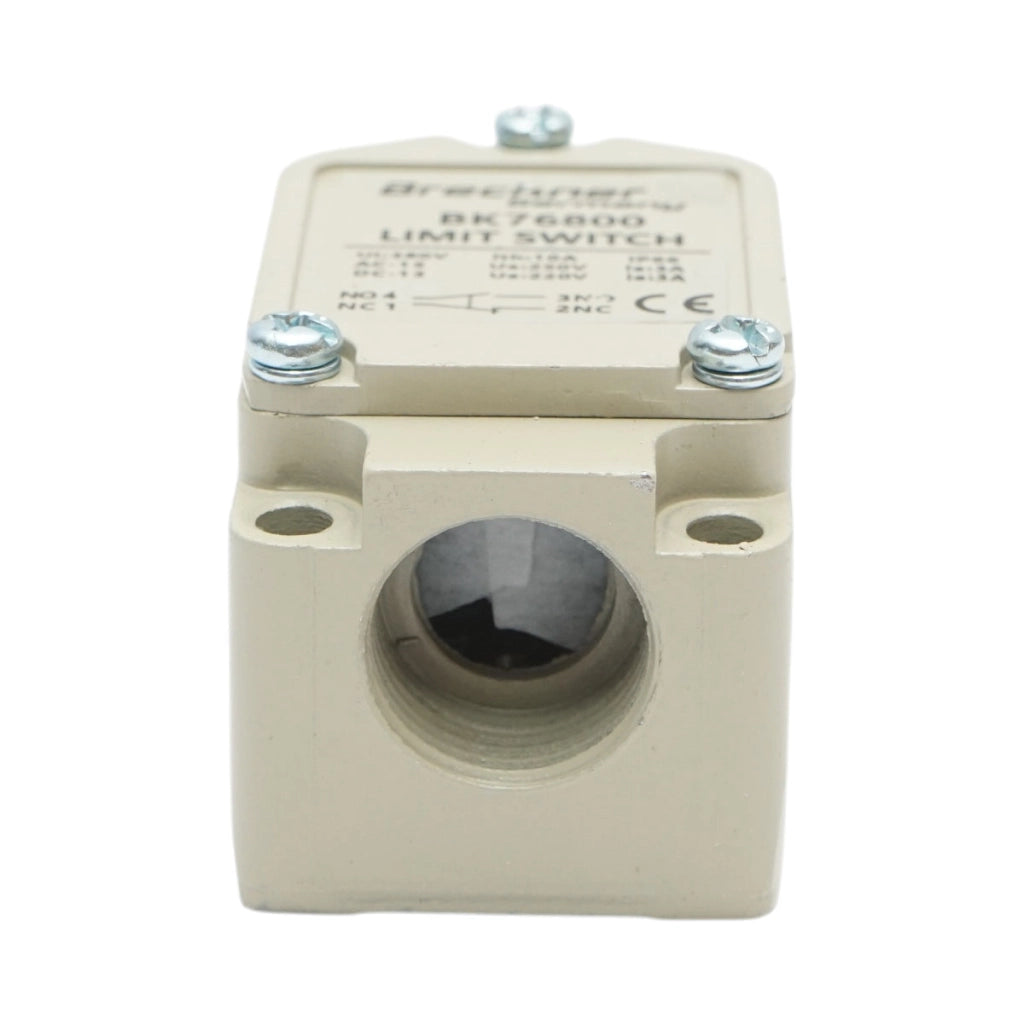 Interruttore di fine corsa con rullo orizzontale – 380V / 1NO + 1NC / IP66 Breckner Germany