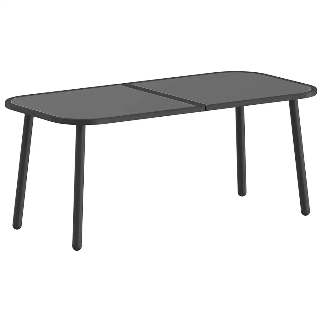 Set da Pranzo per Giardino 4 pcs Marrone polyrattan 42004145