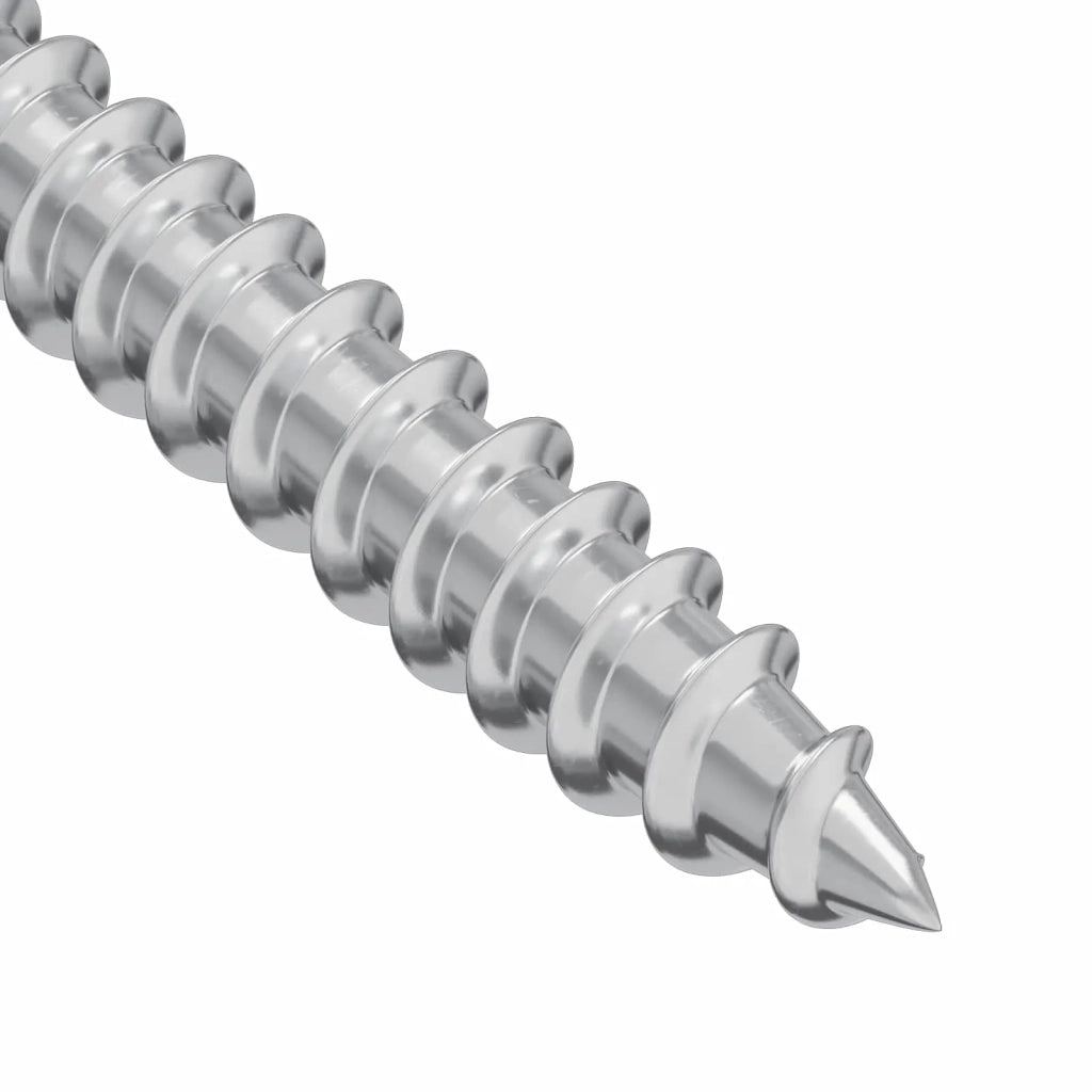 Viti in Legno 9231 pcs Argento Acciaio 864528
