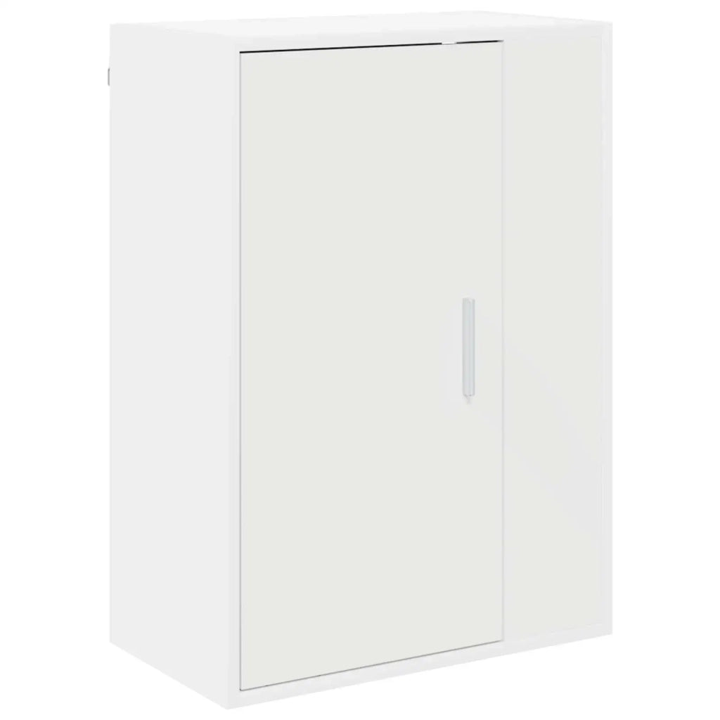 Set mobile TV Montaggio a parete 4 pcs Bianco Legno multistrato 3397896