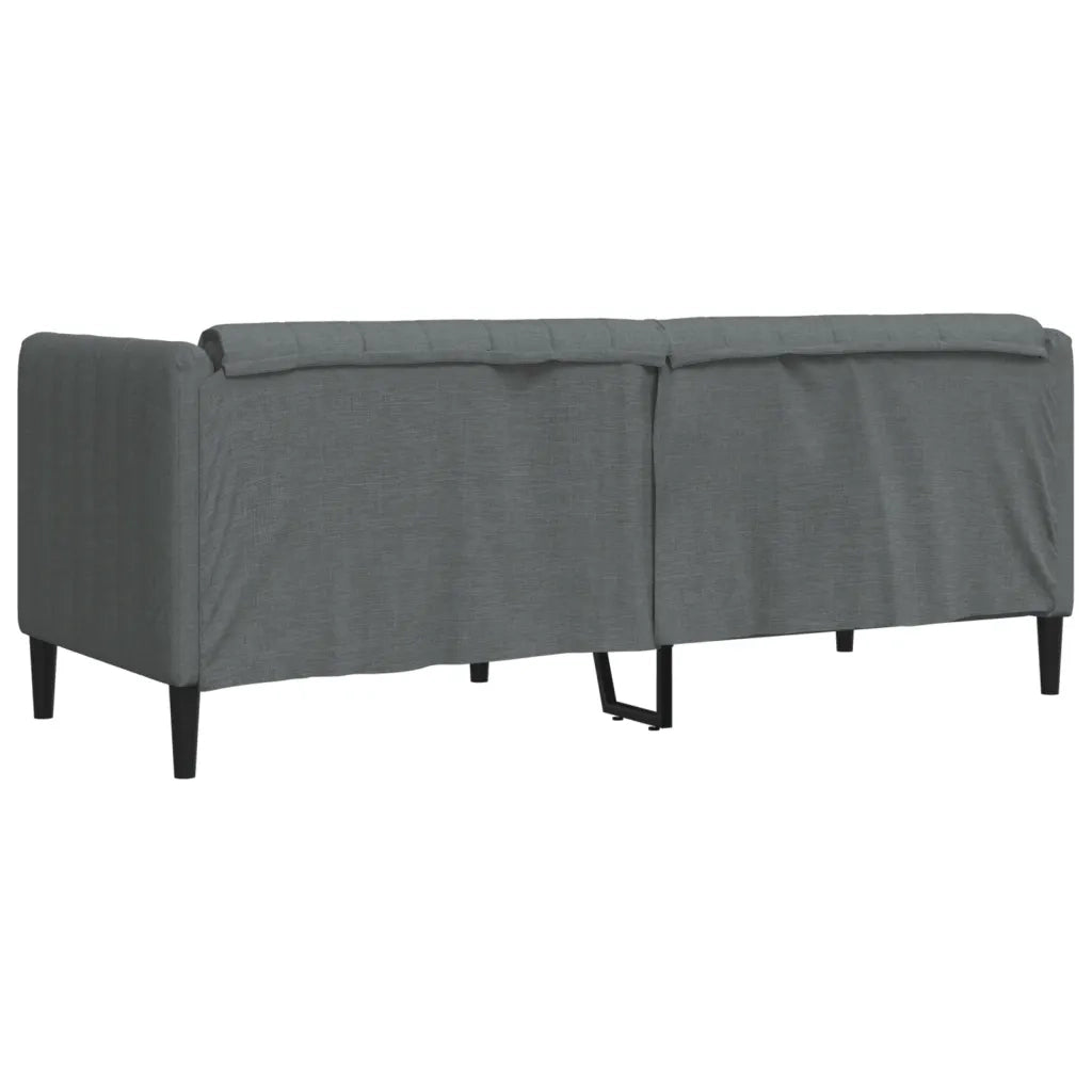 Divano a 2 Posti-Sofa 2 Posti Grigio Scuro in Tessuto 490427