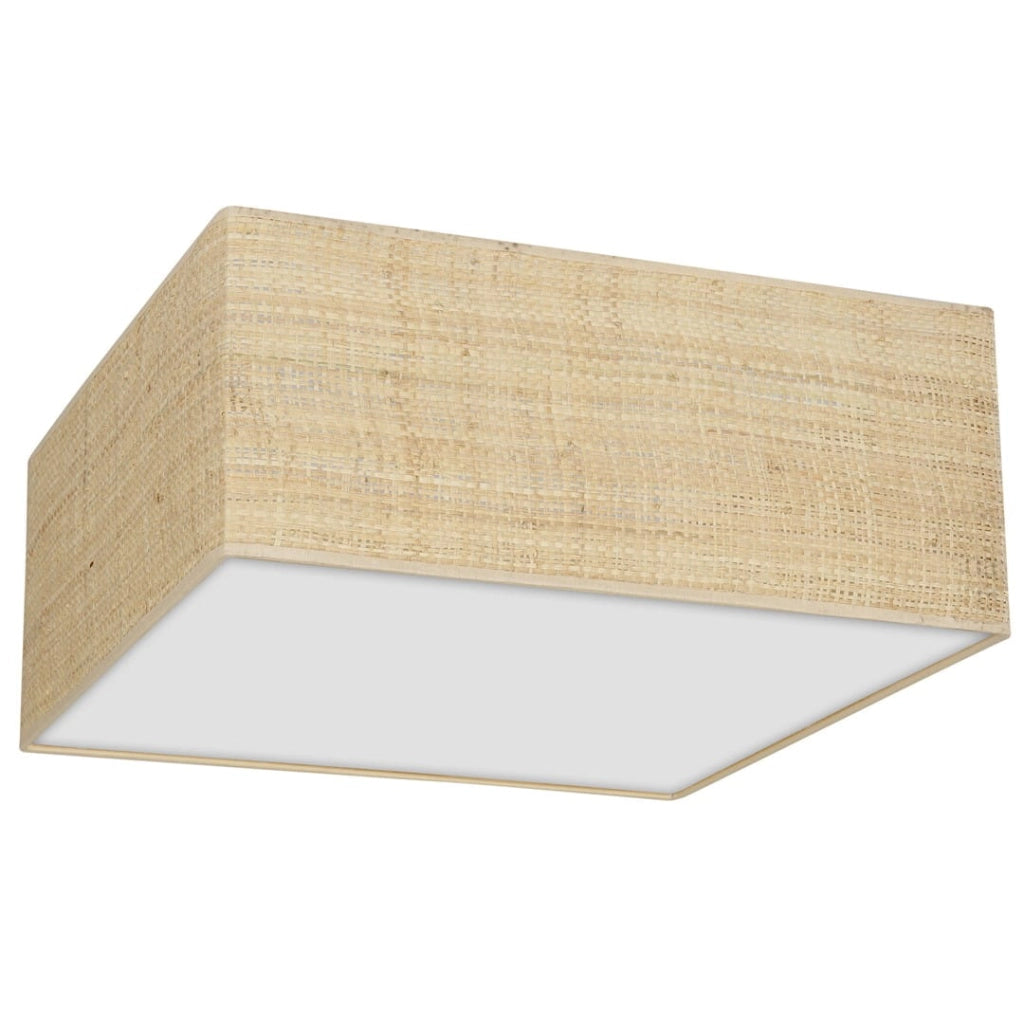 Plafoniera Marshall Milagro rattan marrone 50cm 3xE27