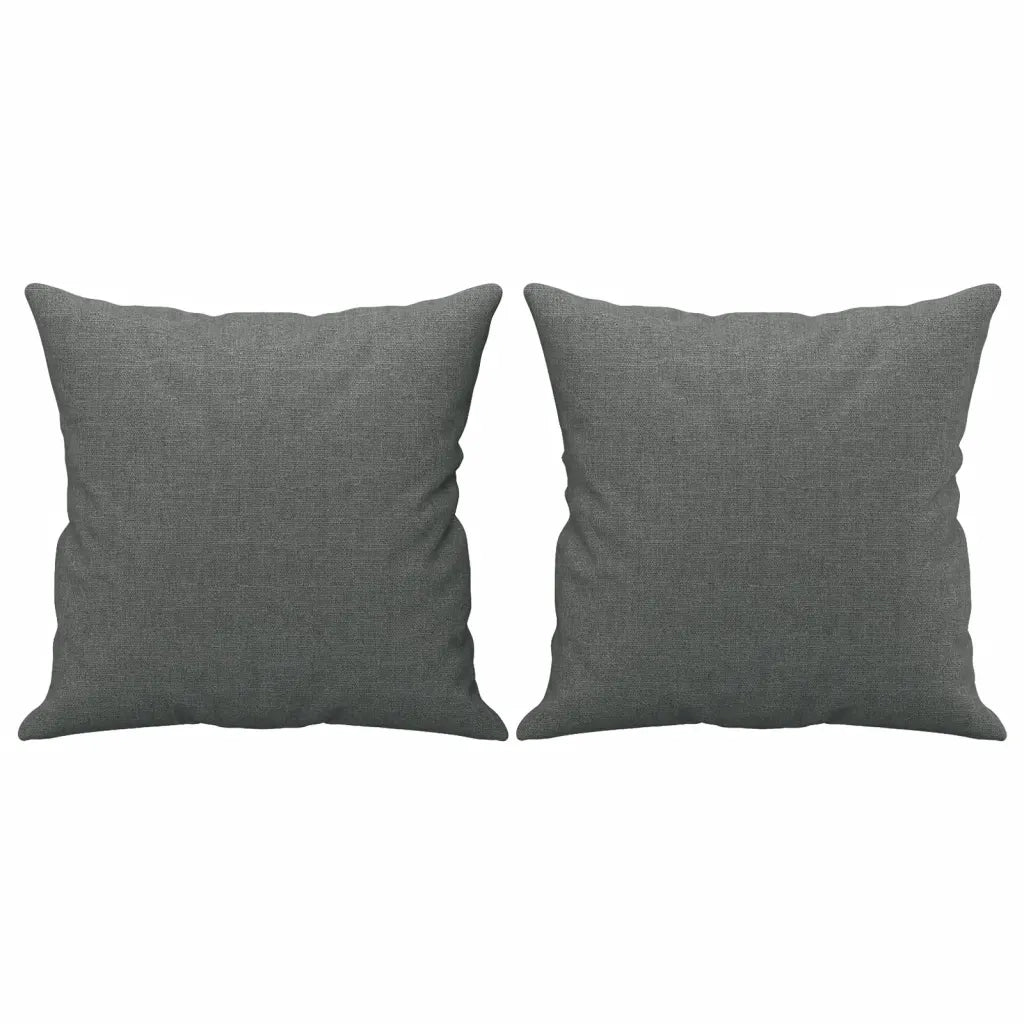 Divano a 3 Posti con Cuscini-Sofa 3 Posti con Cuscini Grigio Scuro 180 cm in Tessuto 863617
