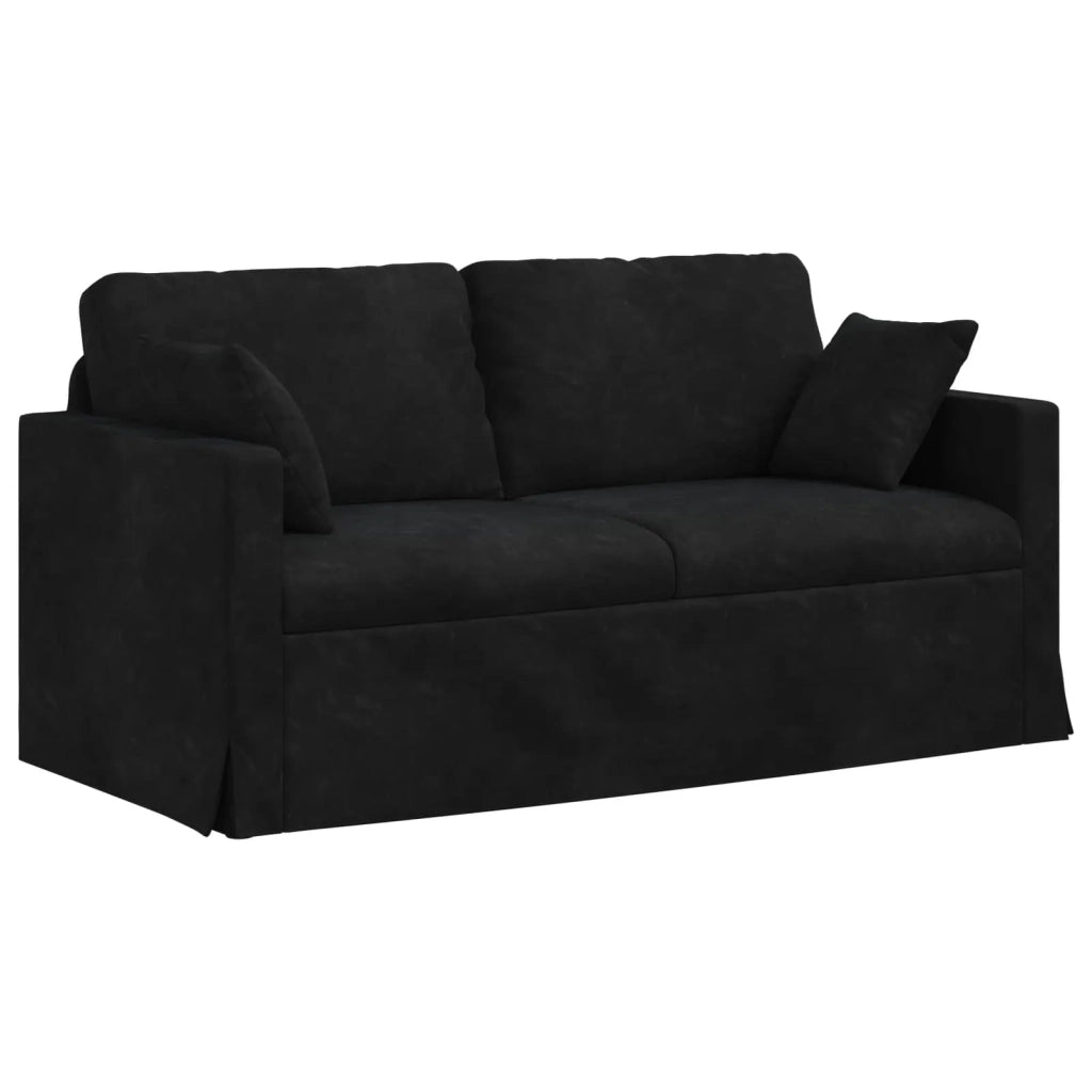 Set di divani 2 pcs Nero 158 x 78 x 80 cm Velluto 3407557
