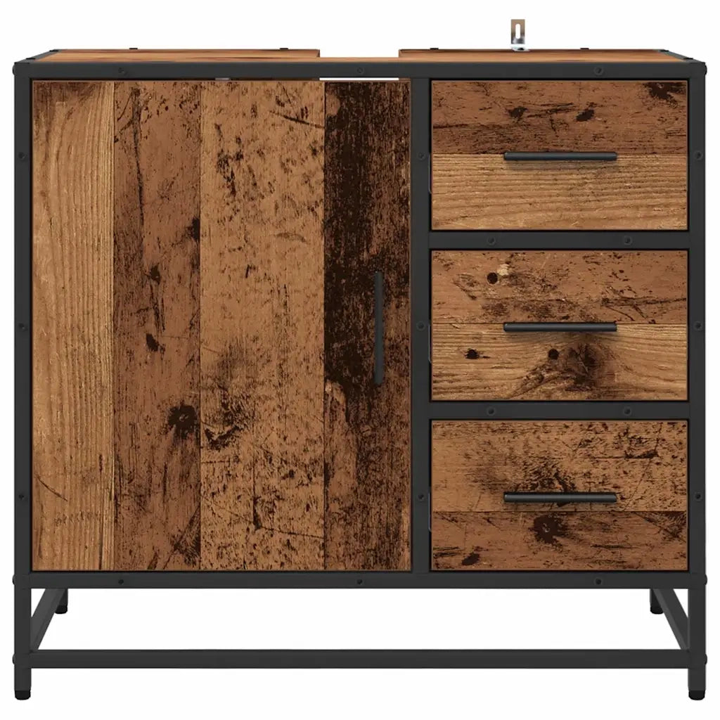 Mobile da Bagno Legno vecchio 65 x 33 x 60 cm Legno multistrato 883624