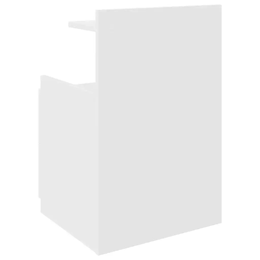 Comodino con 2 Cassetti Bianco 40x36,5x62 cm 858632