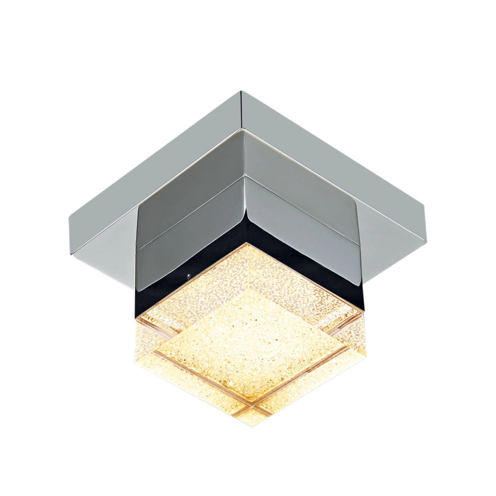 Plafoniera LED Italux Seth quadrata cromo 4,2W 3000K