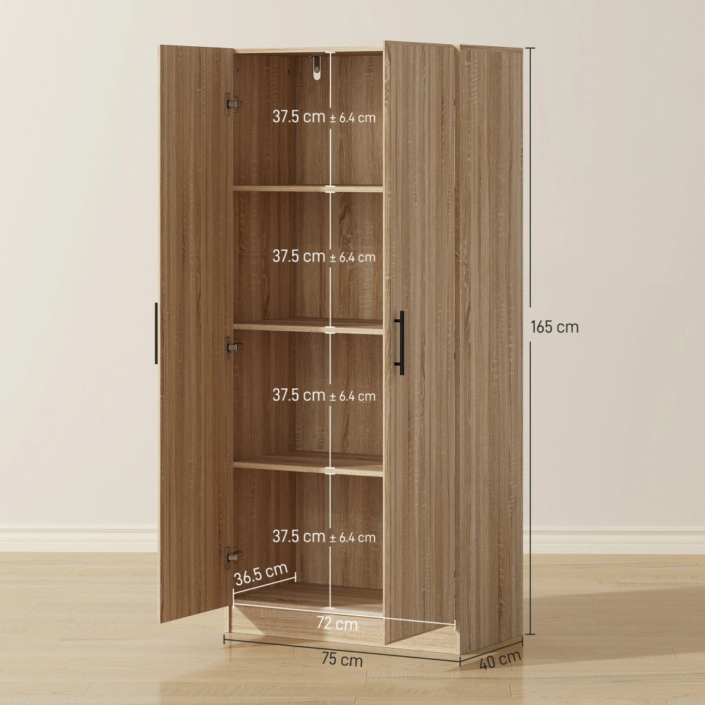 Credenza ¨C Minimal ¨C Legno 75x40x165 cm