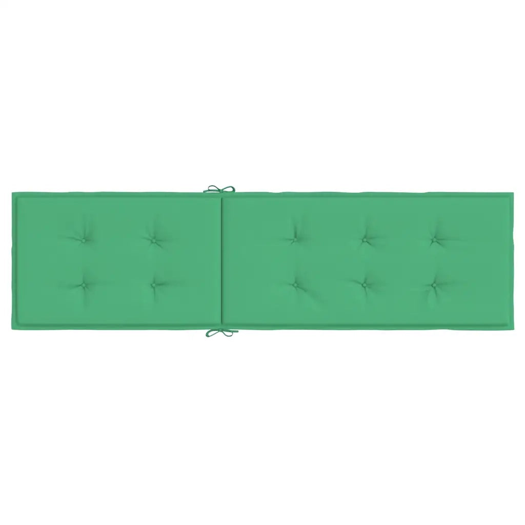 Cuscino per Sdraio Verde (75+105)x50x4 cm