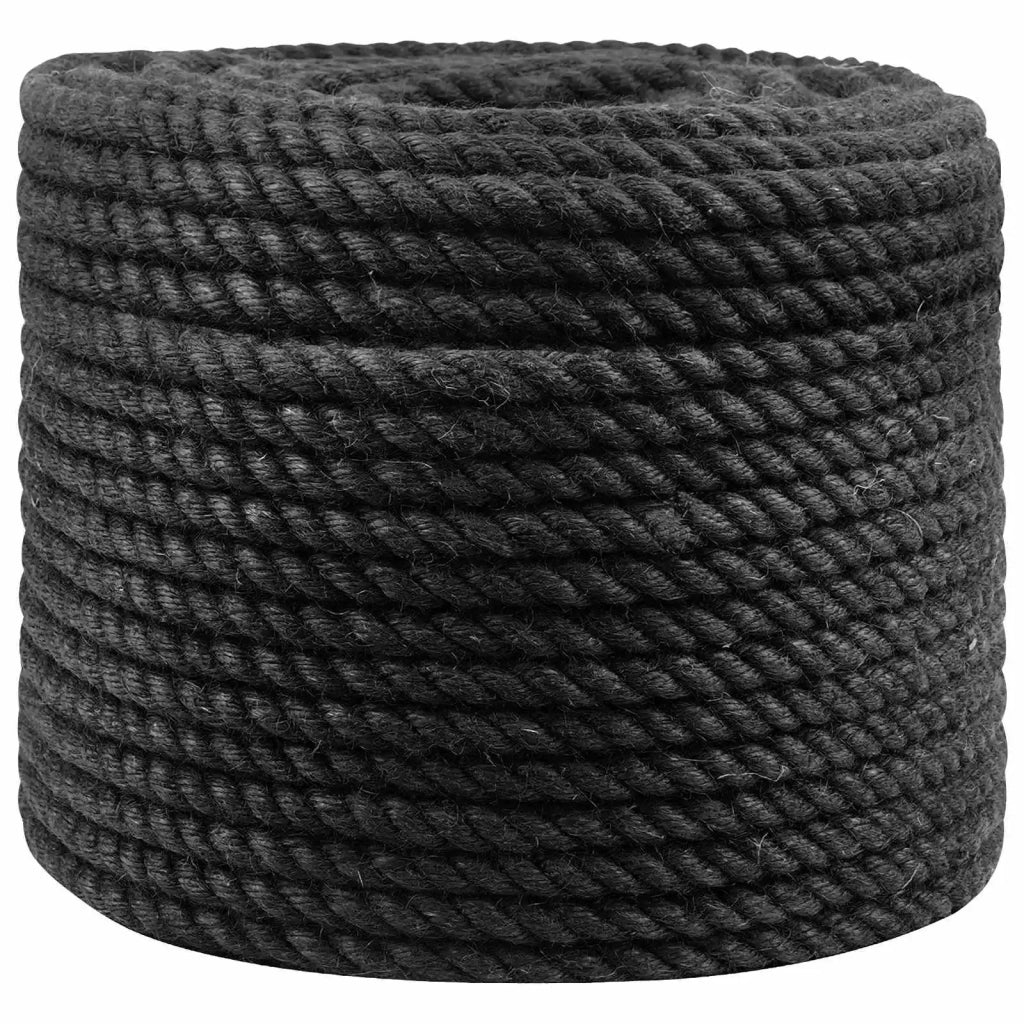 Corda | Fune di Juta 12 Nero 100% juta Tossa