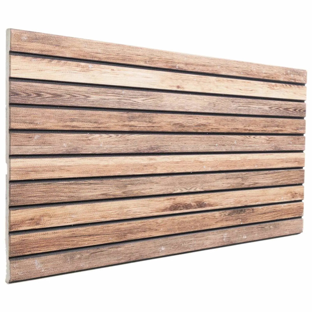 Pannelli da parete 5 pz 100 x 50 cm Marrone Chiaro Schiuma EPS 42046112