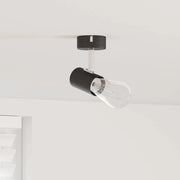 Faretto da soffitto Nero 6,5 x 6 x 11,5 cm Metallo 4108176