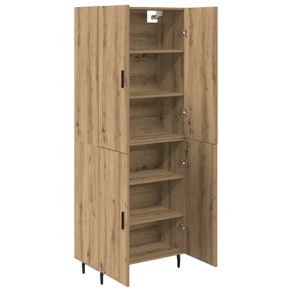 Credenza-Buffet-Armadio da cucina Rovere artigianale 69,5 x 34 x 180 cm 285952